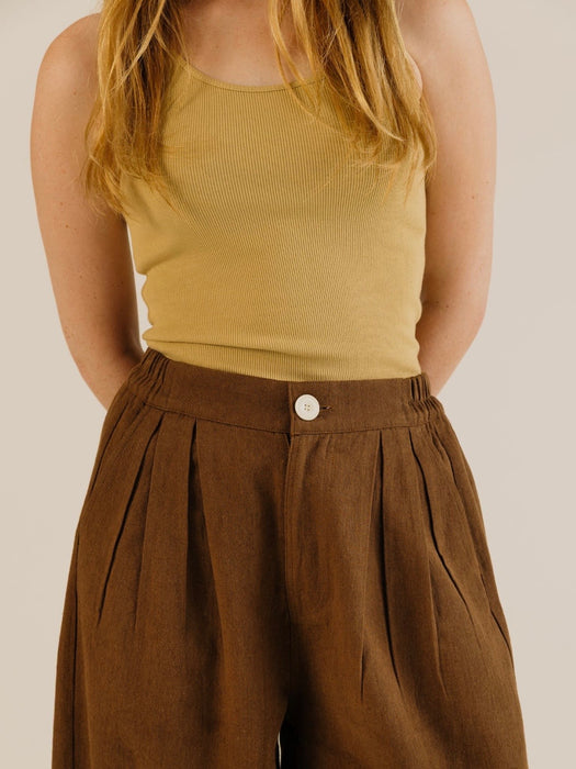 Sideline Leila Trousers in Earth