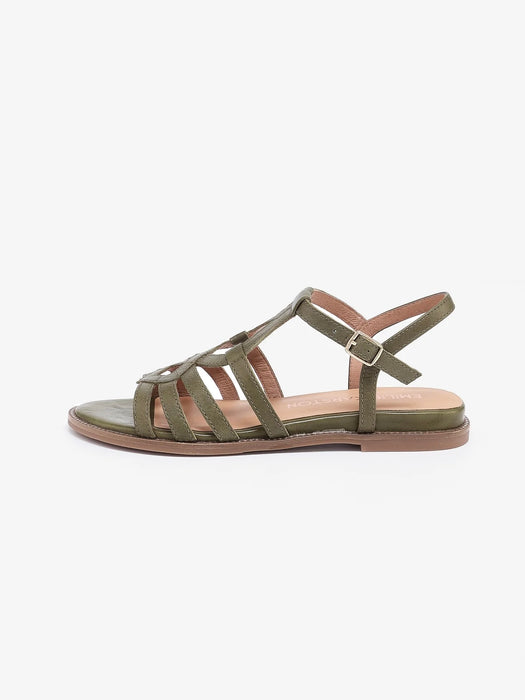 Emilie Karston Sabine Sandals in Vert