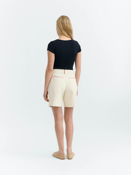 Thinking Mu Luisa Shorts in Pannacotta