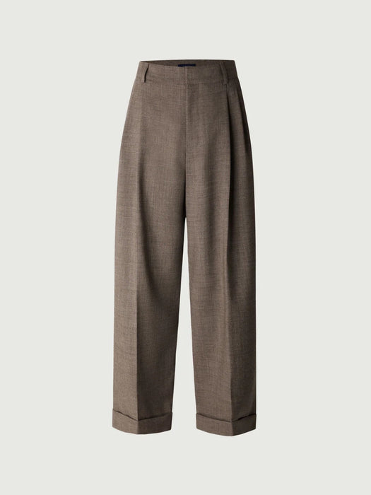 Soeur Watson Pant in Marron / Ecru
