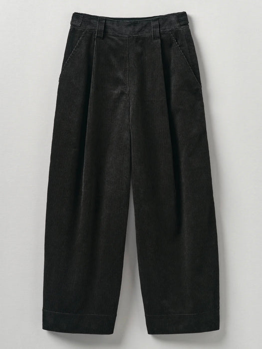 Toast Side Tab Trousers in Brown Slate Cord