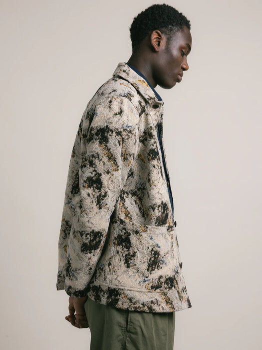 Kestin Ormiston Jacket in Brown Camp Jacquard