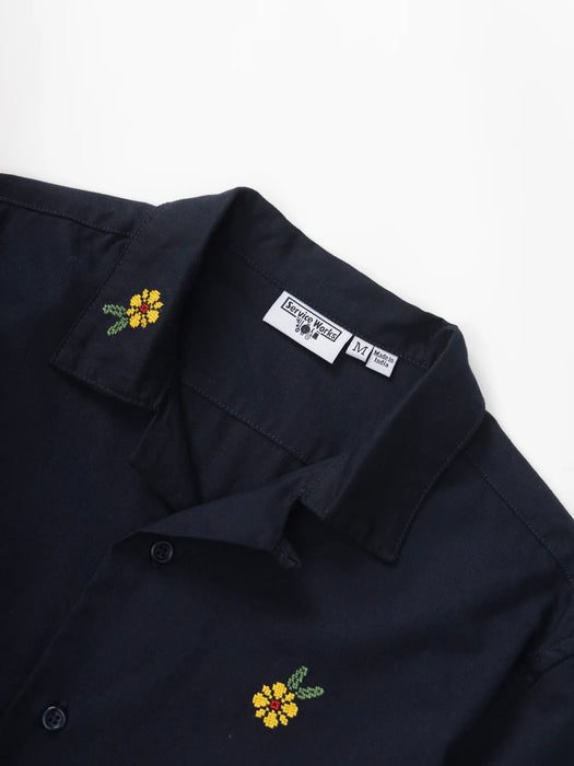 Service Works Cross Stitch Shirt in Dark Navy