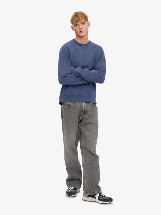Colorful Standard Classic Crew Sweat in Neptune Blue