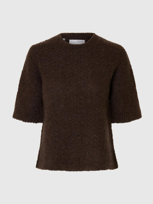Selected Femme Leleu Knitted Top in Delicioso
