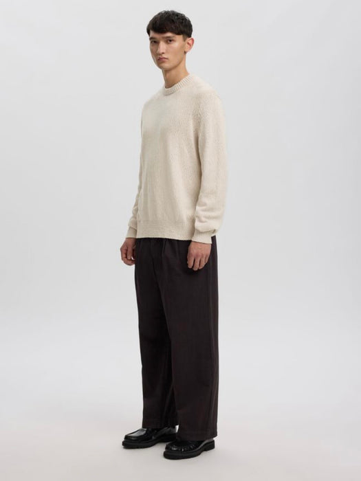Annarr Ragi Boucle Knit in Oatmeal