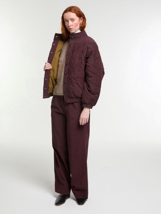 Mapoésie Millie Mae Jacket in Burgundy