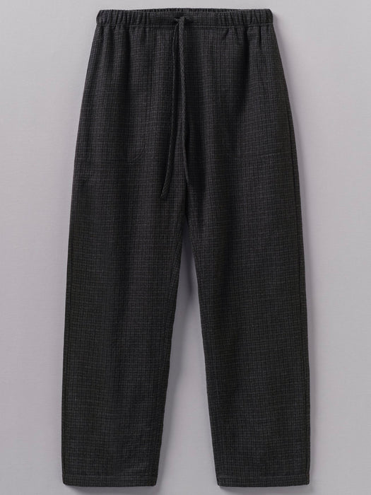 Toast Suki Trousers in Carbon Seersucker Check