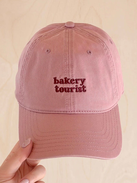 Alphabet Bakery Tourist Cap in Dusty rose