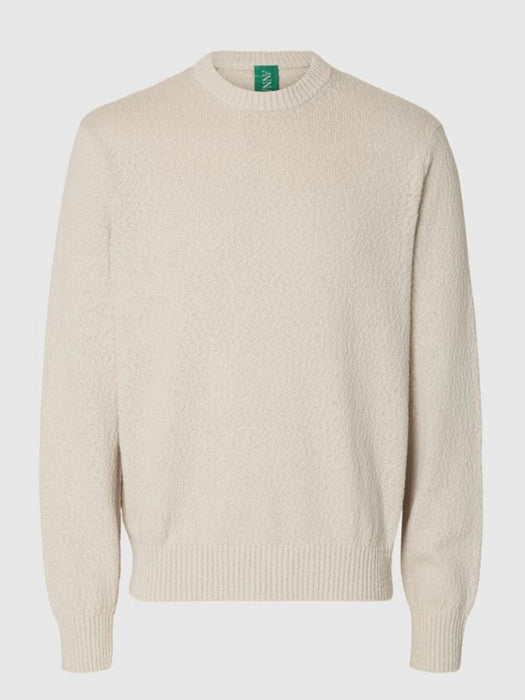 Annarr Ragi Boucle Knit in Oatmeal