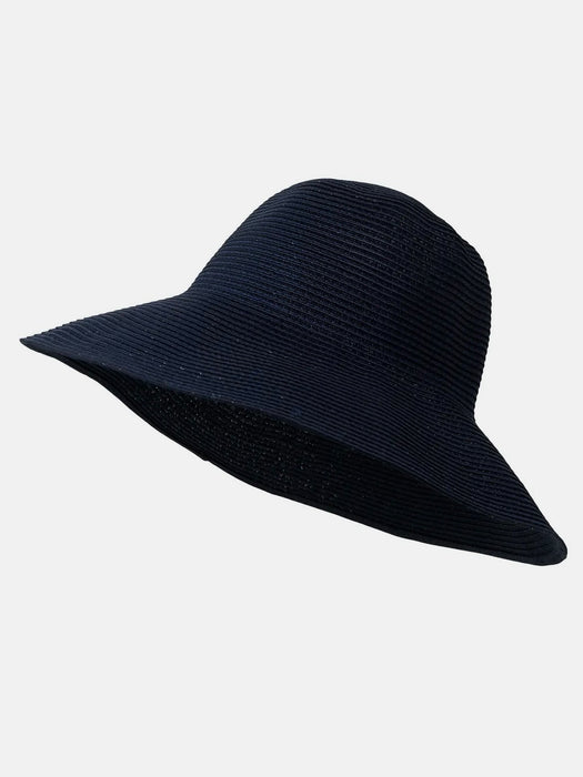 Somerville Folding Floppy Hat in Navy