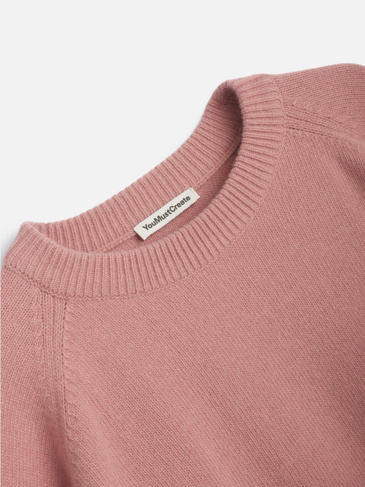 YMC Women Bellow Sleeve Knit in Pink
