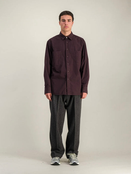 Parages Daily Work Shirt in Plum