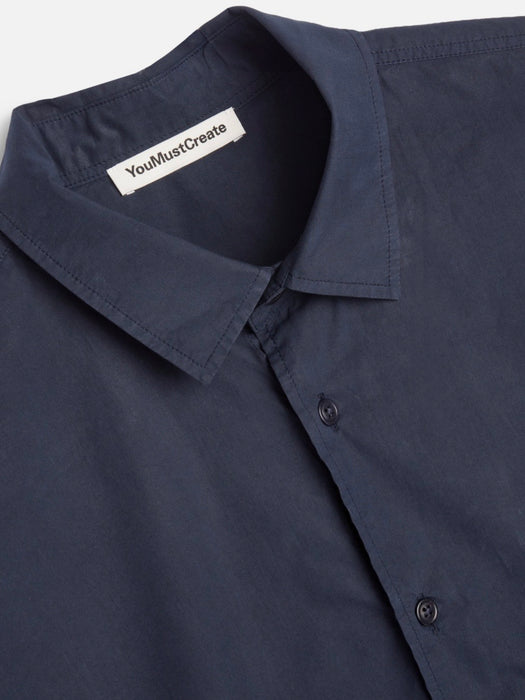 YMC Men Curtis Shirt in Navy