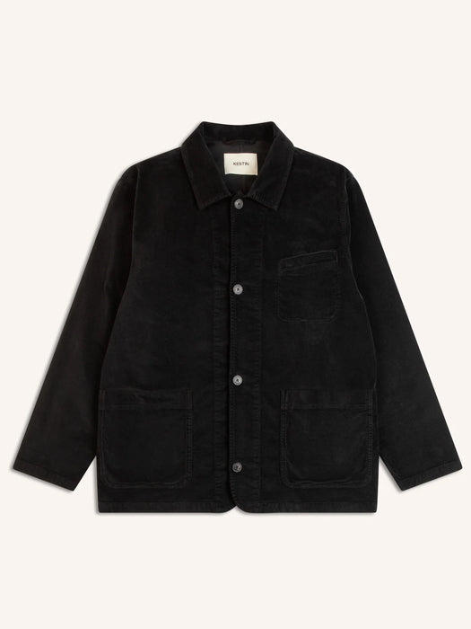 Kestin Huntly Jacket in Ink Black Moleskin