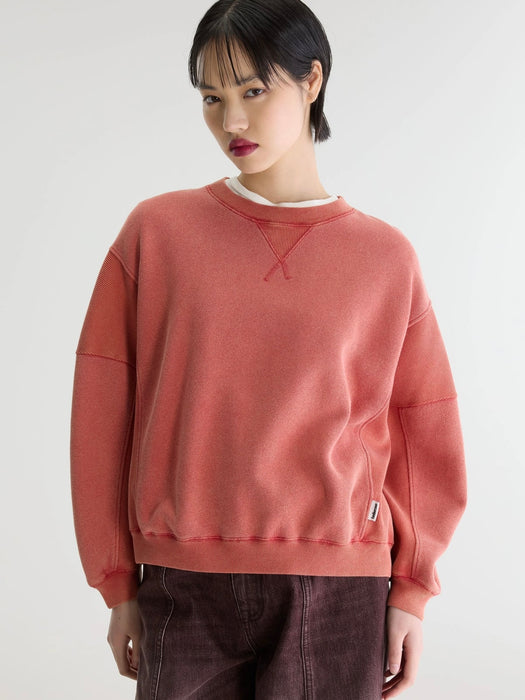 Bellerose Flipos Sweat in Ecarlate