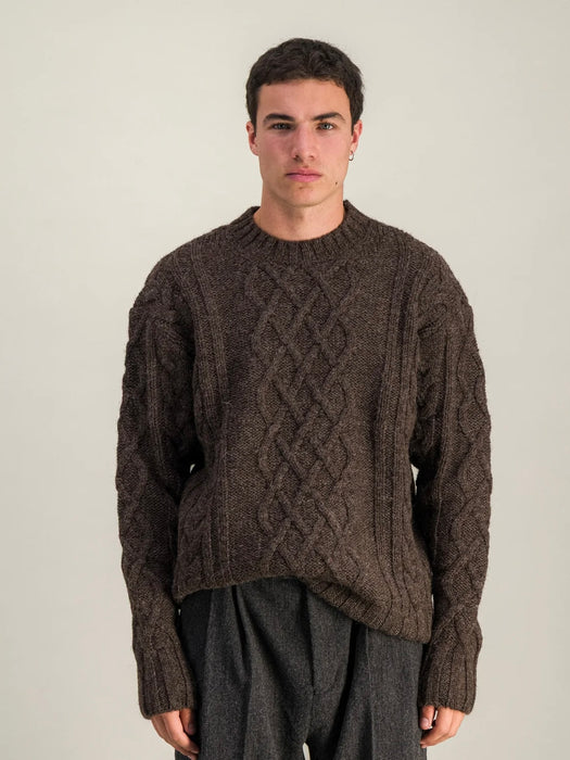 Parages Nordic Jumper in Brown