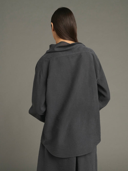 Soeur Laila Shirt in Anthracite Grey