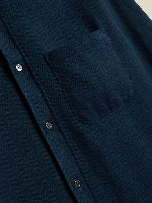Portuguese Flannel Shirt in Espiga Green