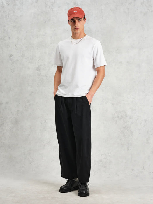 Wax Denali Trouser in Navy  Cotton Linen Twill