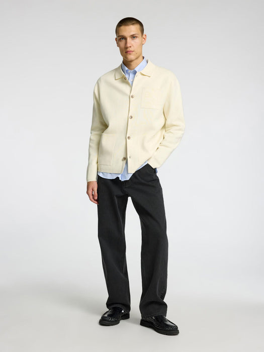 Selected Homme Ben Loose Jeans in Black Denim
