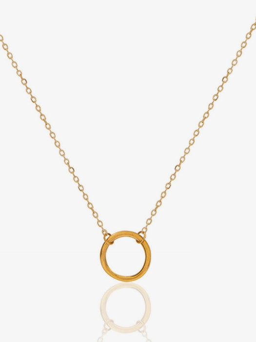 A Weathered Penny Sculptured Zola Chain in Gold