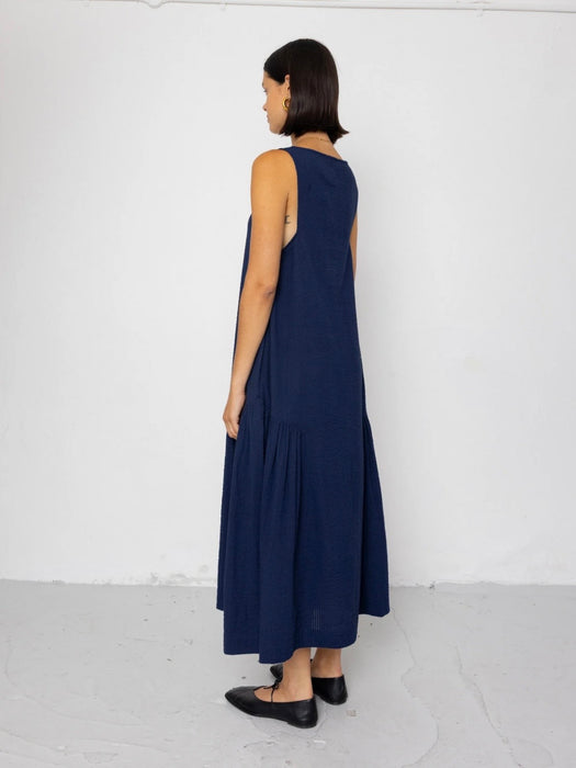 Folk Women Sarah Dress in Deep Navy