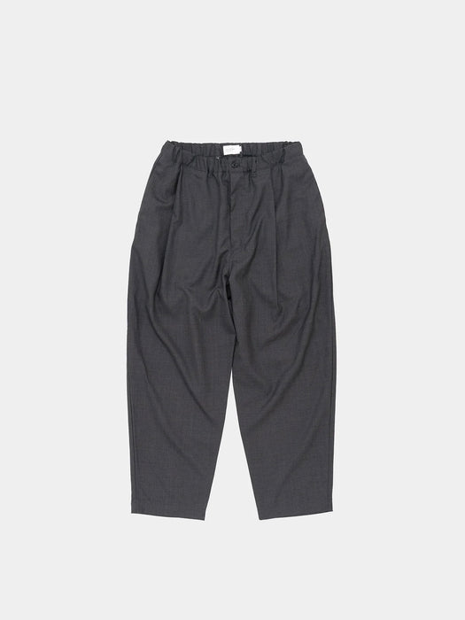 Still By Hand Wide Pant in Charcoal Summer Wool