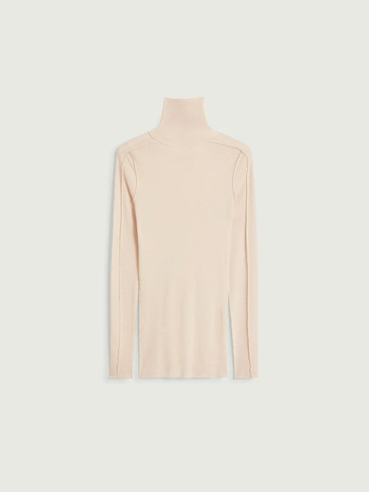 Soeur Lois High-neck Top in Ecru