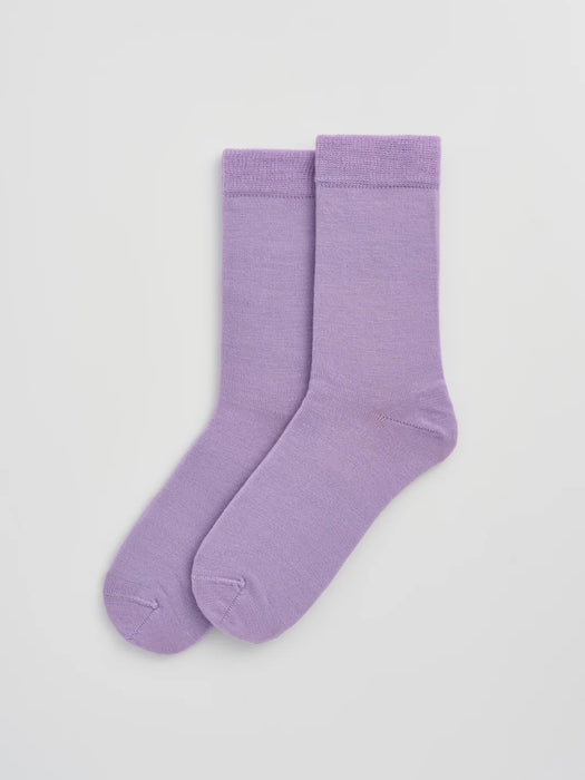 Pairs Merino Socks in Parma Violet