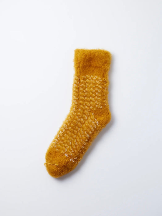 Rototo Comfy Room Socks in Dark Yellow