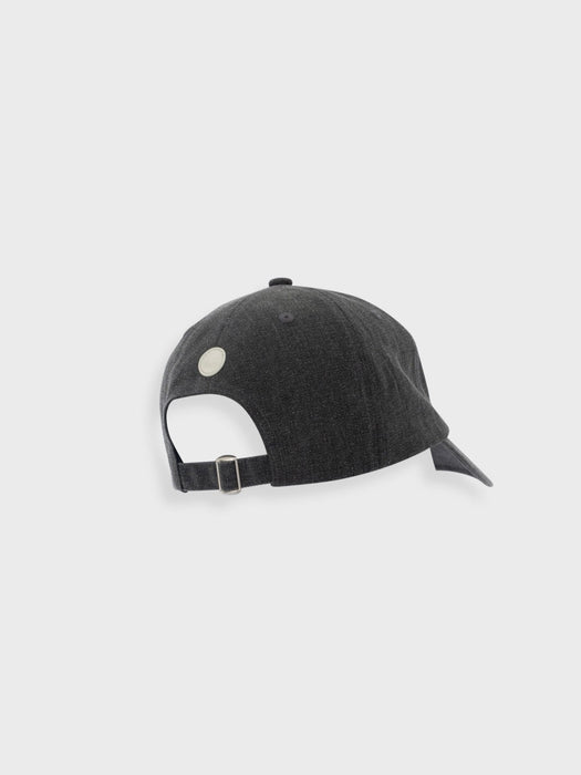 Folk Men Herringbone Cap in Charcoal