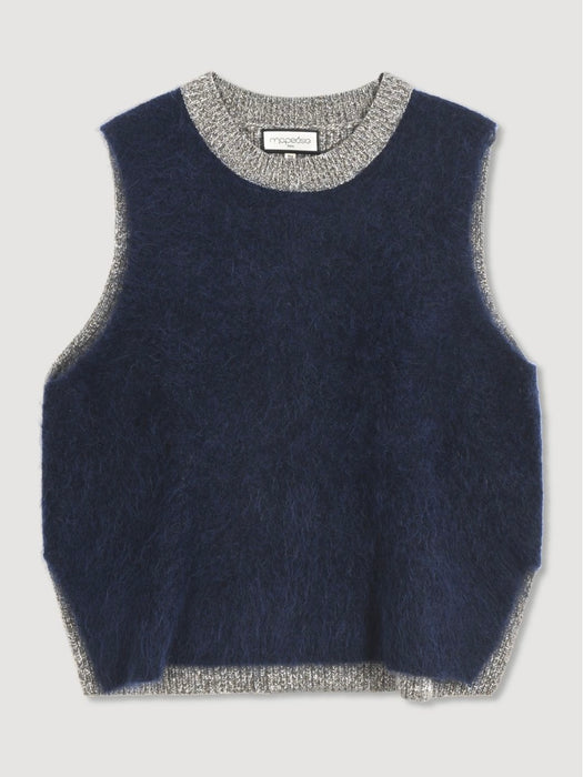 Mapoésie Neree  Fjord Sweater in Navy