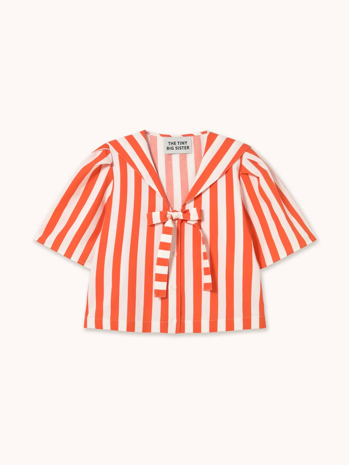 Red Array The Tiny Big Sister Striped Sailor Blouse in Summer Red – Array Store ...