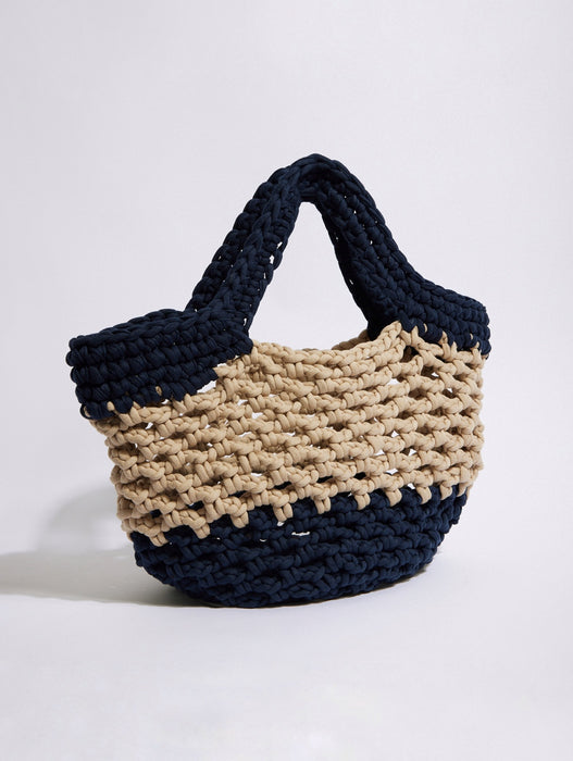 The Mama Made Ingrid Grande Beach Bag in Blue