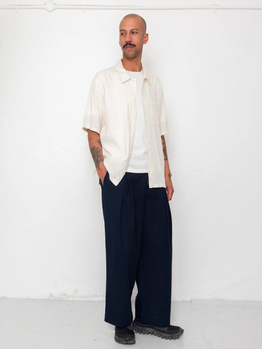 Folk Men Gabe Shirt in Ecru