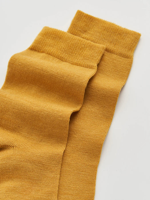 Pairs Merino Socks in Golden Yellow
