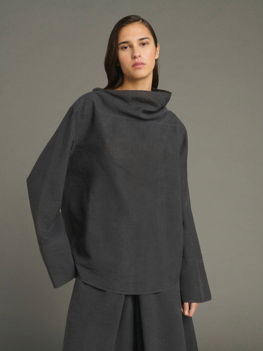 Soeur Laila Shirt in Anthracite Grey