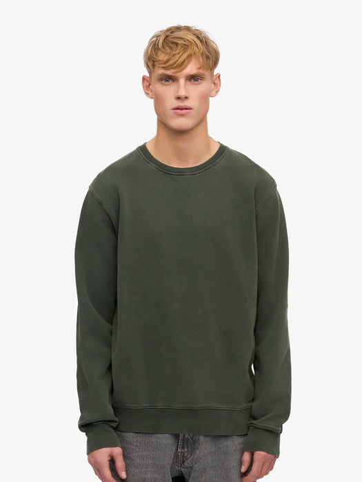 Colorful Standard Classic Crew Sweat in Midnight Forest