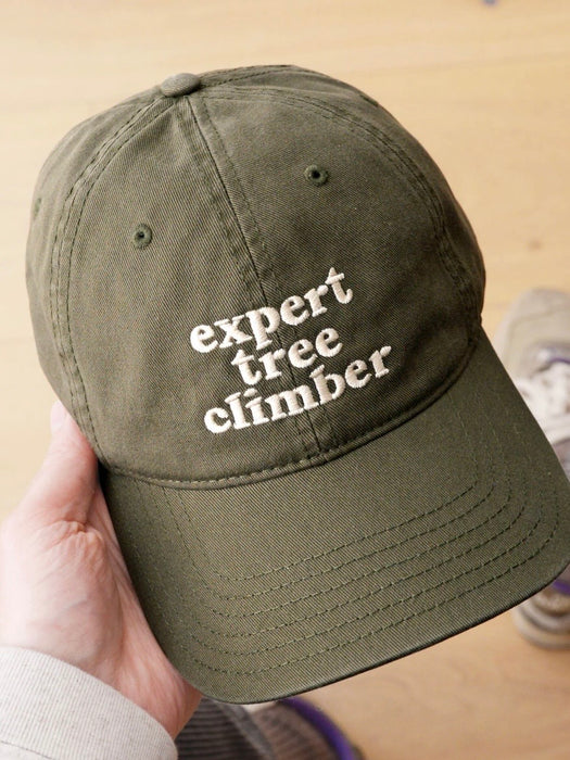 Alphabet Expert Tree Climber Cap in Green