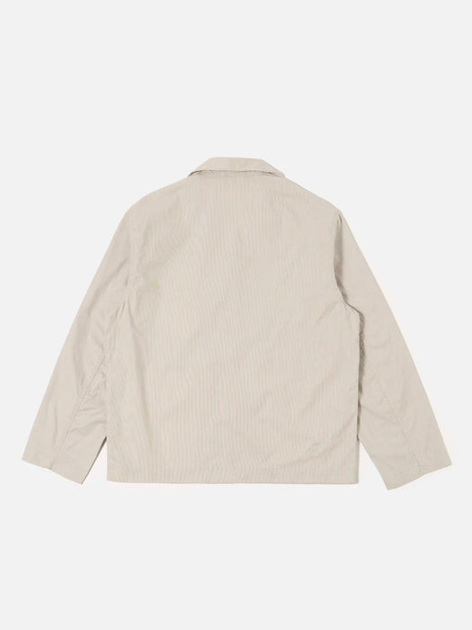 Universal Works Franck Jacket in Brown Kennedy Stripe