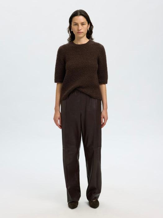Selected Femme Leleu Knitted Top in Delicioso