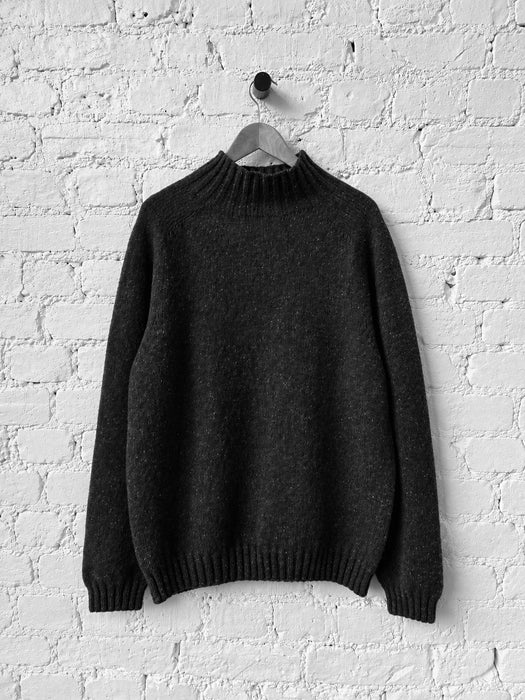 Array Mens Mock Neck Jumper in Hoy Ness
