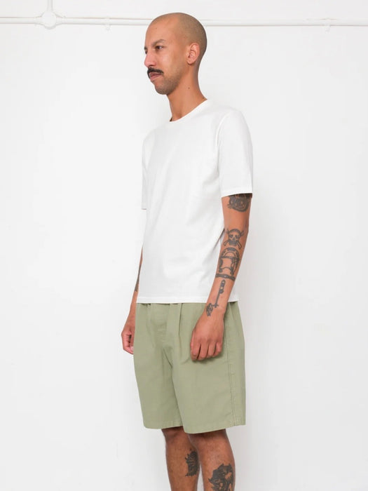 Folk Men Relaxed Assembly Short in Light Olive Ripstop