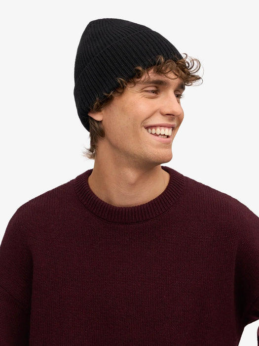 Colorful Standard Merino Beanie in Deep Black