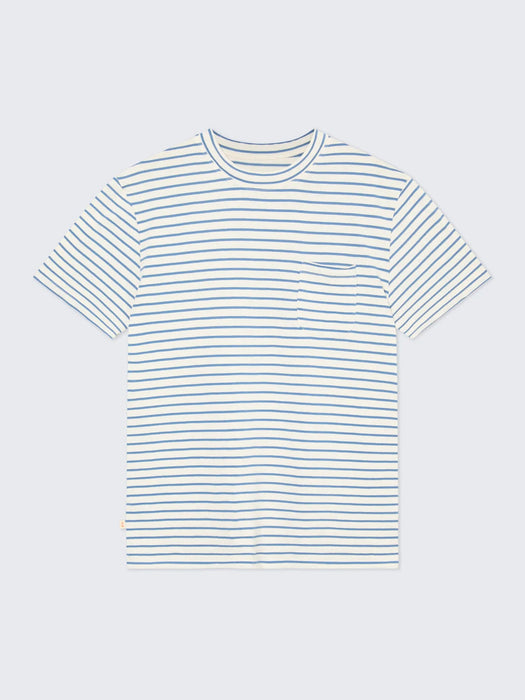 La Paz Guerreiro T-Shirt in Indigo Stripes