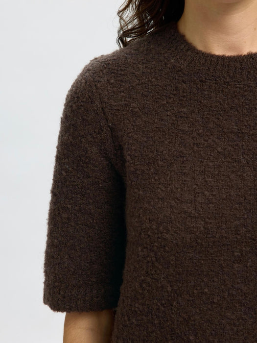 Selected Femme Leleu Knitted Top in Delicioso