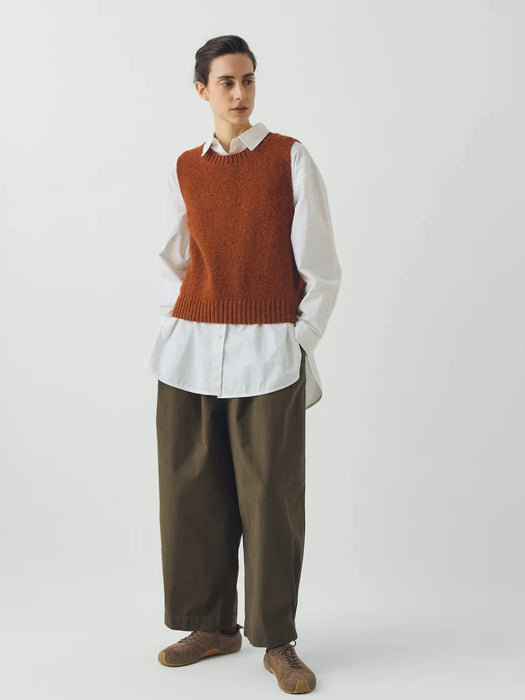 Toast Women Donegal Merino Tank in Rust
