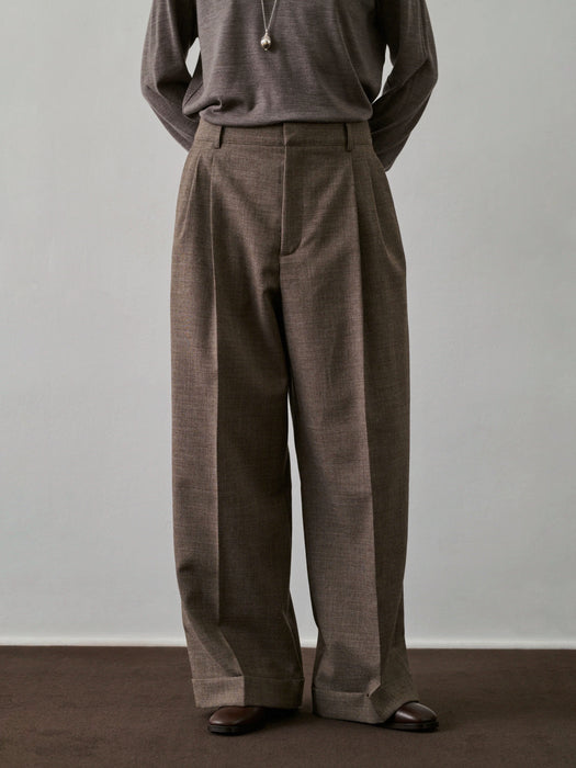 Soeur Watson Pant in Marron / Ecru