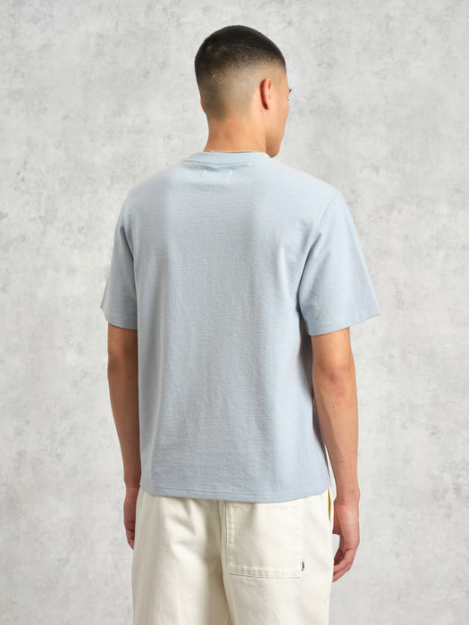 Wax Dean SS T-shirt in Blue Jolt